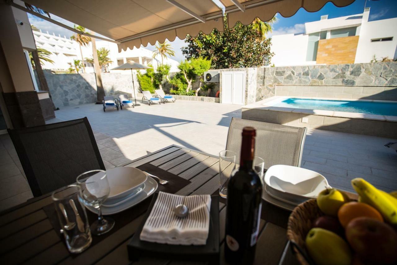 Villa Jandia Modern New Apartment Morro Jable Private Heated Pool Big Terrace And Parking Exterior photo