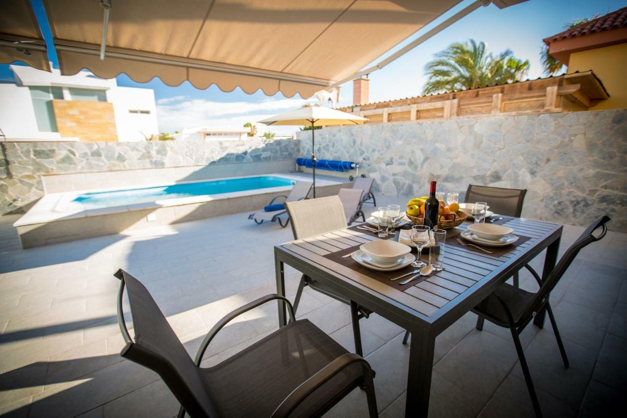 Villa Jandia Modern New Apartment Morro Jable Private Heated Pool Big Terrace And Parking Exterior photo